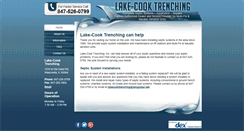 Desktop Screenshot of lakecooktrenching.com